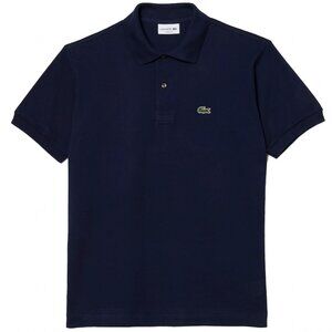 Lacoste Regular Fit Piqué Polo in Navy, 6 XL